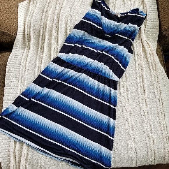 Merona Dresses & Skirts - Stripey Boho Layering Dress - sz L - Merona